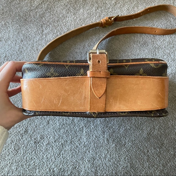 VINTAGE LOUIS VUITTON CROSSBODY CARTOUCHIERE GM - Picture 5 of 6